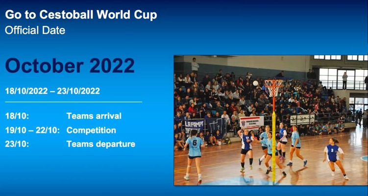LA ICA PRESENTÓ EL MUNDIAL DE CESTOBALL 2022