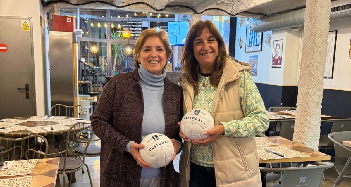 LA CONFEDERACIÓN ARGENTINA DE CESTOBALL ENVIÓ PELOTAS A ESPAÑA