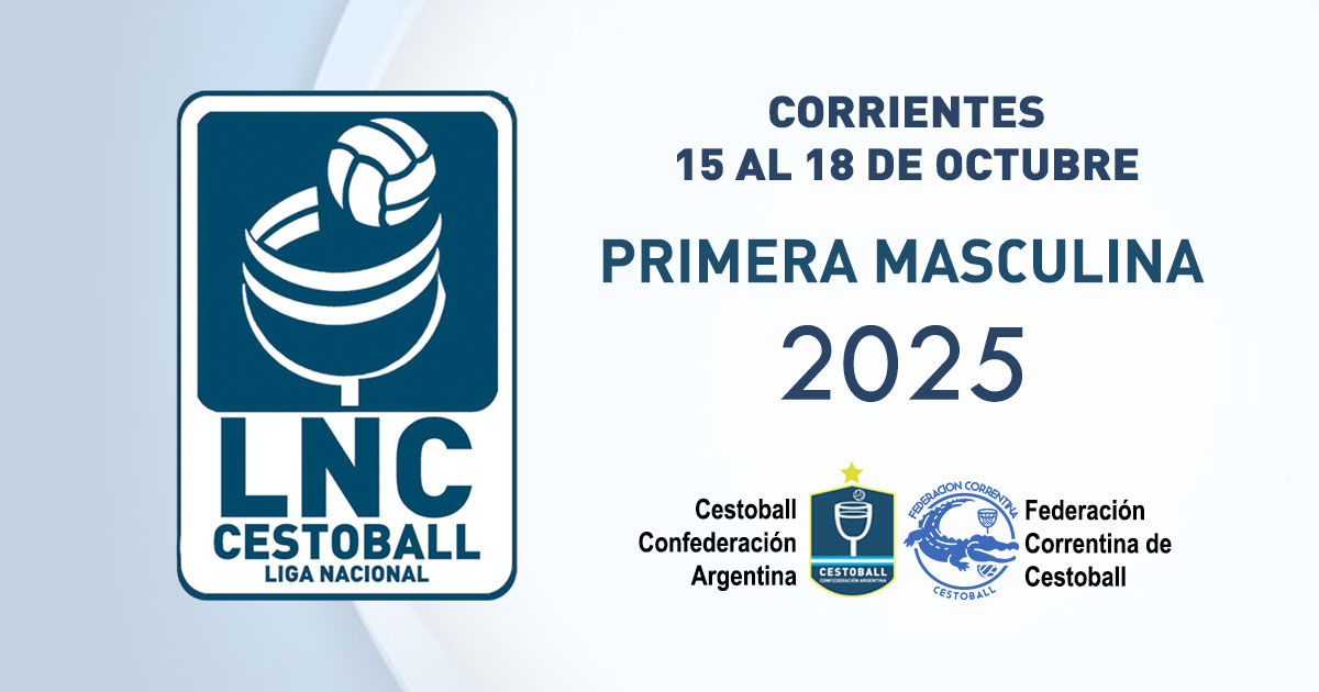 FIXTURE LIGA NACIONAL PRIMERA MASCULINA
