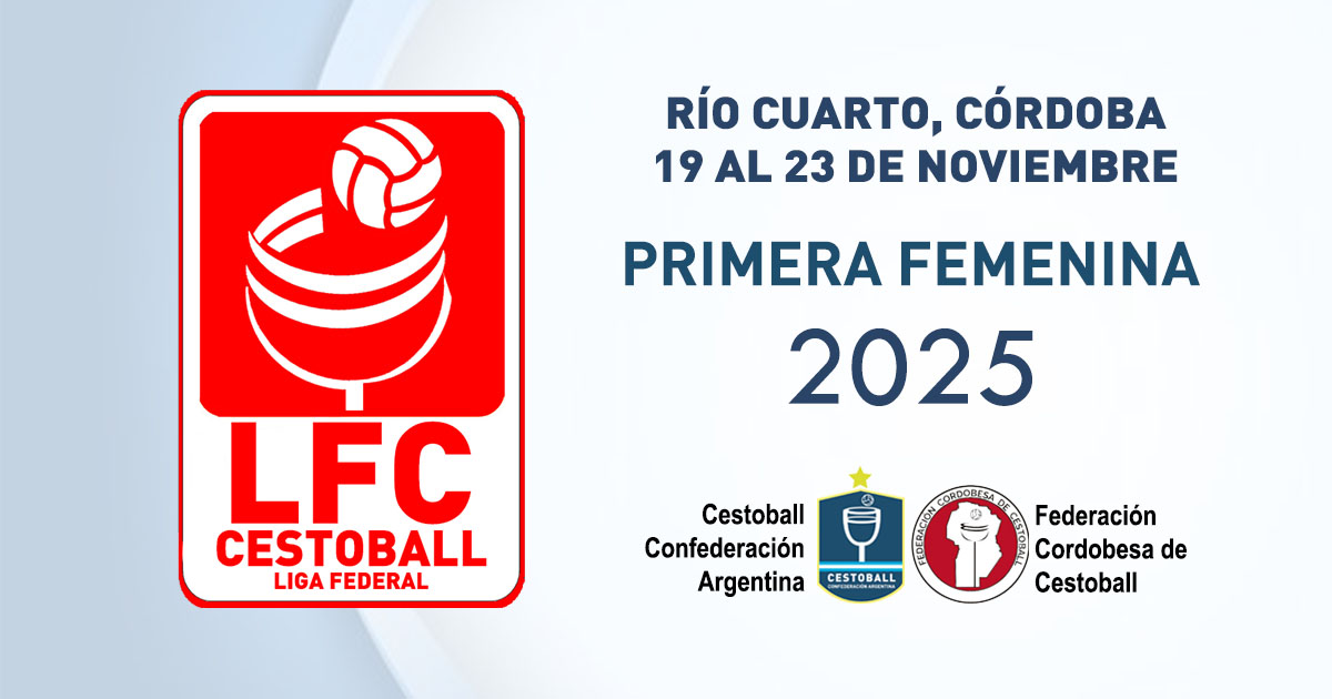 FIXTURE LIGA FEDERAL DE CESTOBALL 2025