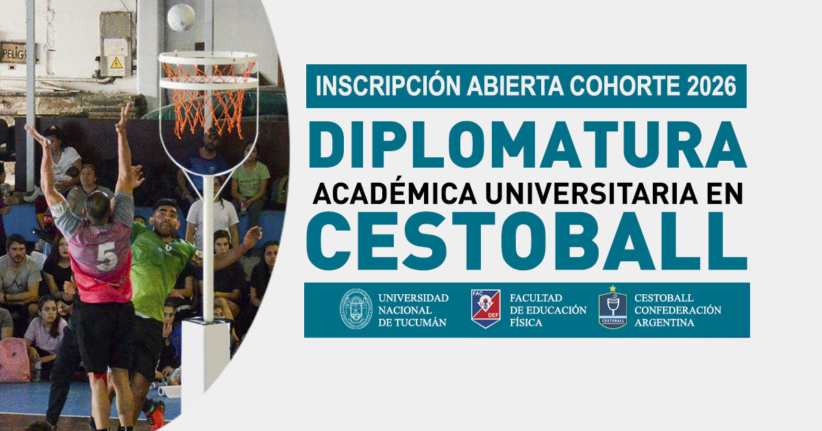 INSCRIBITE: DIPLOMATURA EN CESTOBALL